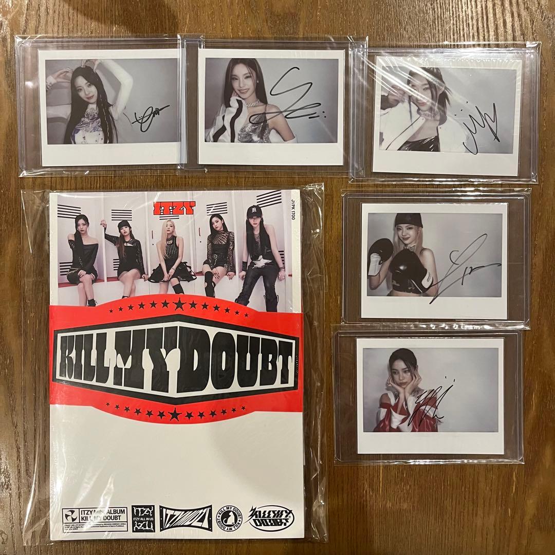 itzy kill my doubt アメリカ　直筆サイン入りポラロイド1枚