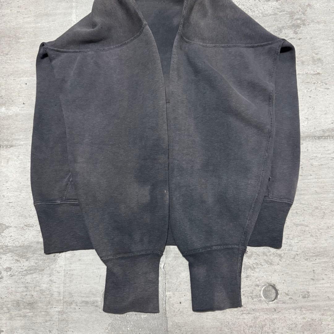 70s vintage ヴィンテージスウェット ブラック フェード L スミクロ