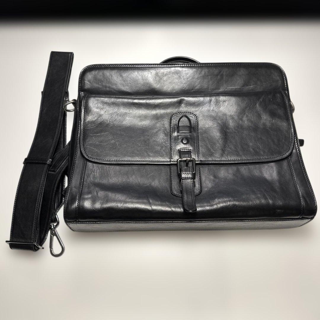 ニールバレットレザー ビジネスバッグ 黒