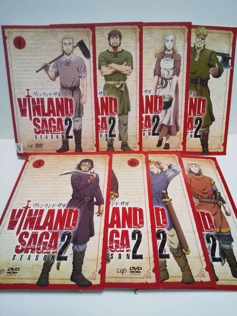【レンタル落ち】アニメDVD ヴィンランドサガ １期２期 全巻セット【キズ多】