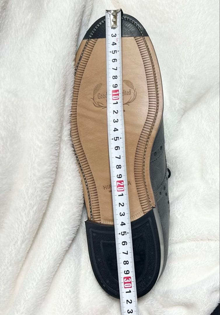 未使用品　スコッチグレイン 27.0cm EEE グレー　ウィングチップ