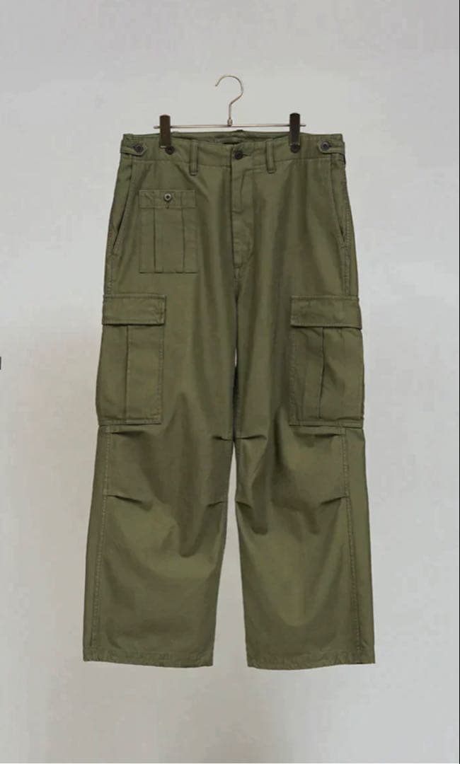 ナイジェルケーボン　アーミーカーゴパンツ カーキ 34 定価¥38,500