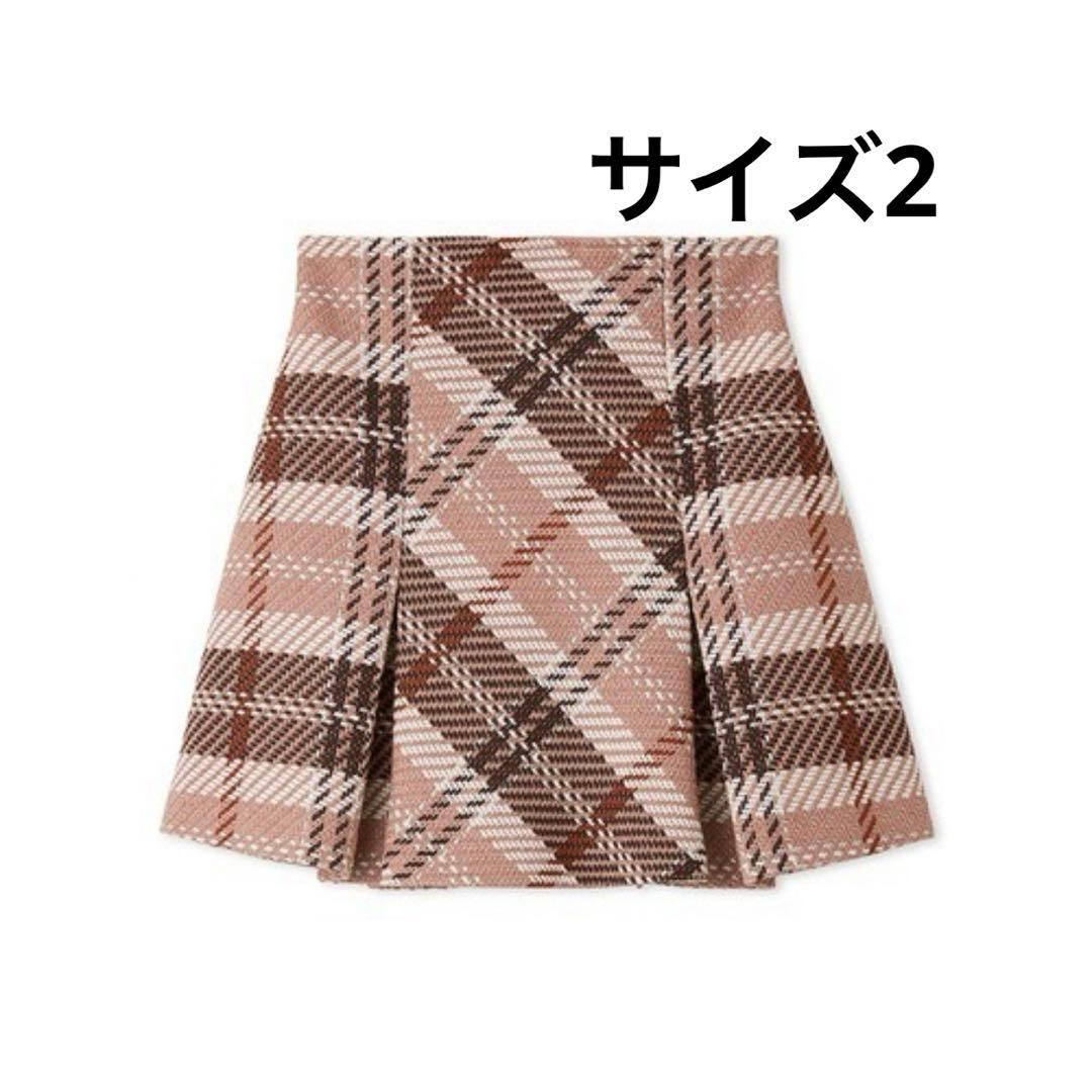 SNIDEL ロービングチェックミニスカート スナイデル