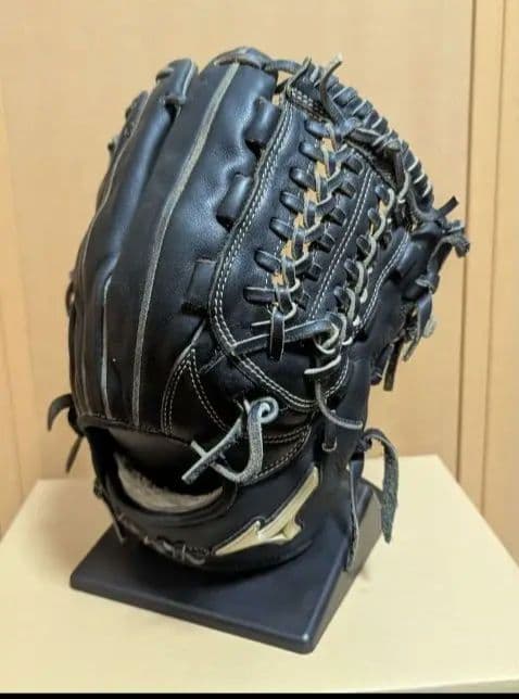 ミズノ　ブラック 軟式グローブ1AJGH14433グローバルエリート