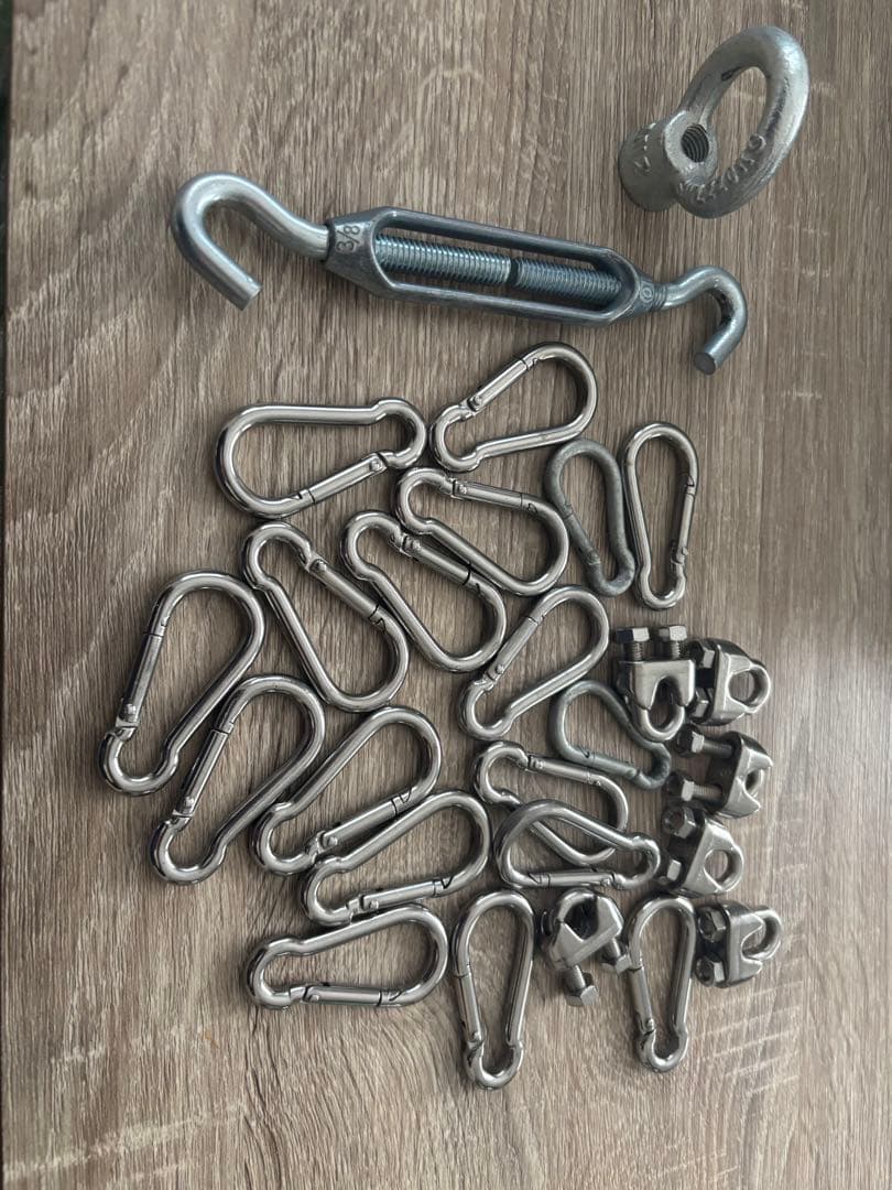 野球用バッティングネット 一式 ステンレス金具付き