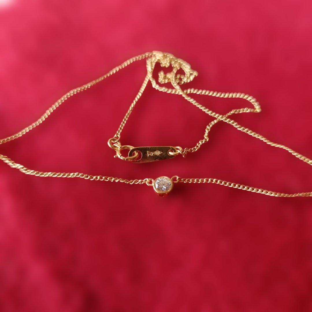 K18Diaプチネックレス