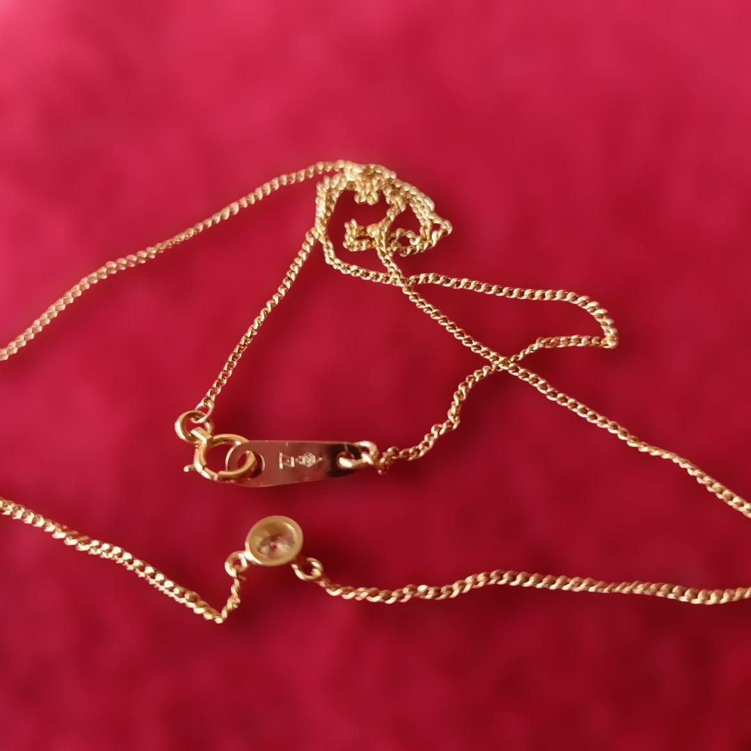 K18Diaプチネックレス