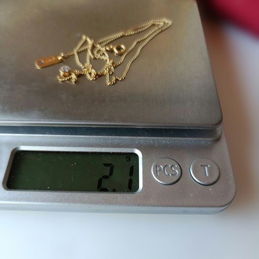 K18Diaプチネックレス