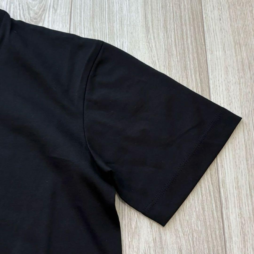 【未使用】PRADA Tシャツ 三角ロゴ M ブラック 黒 プラダ 綿100%