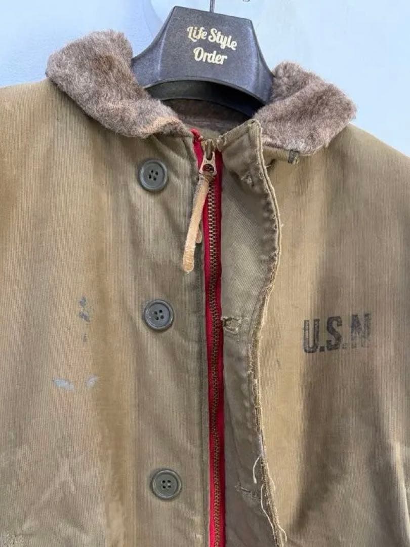 denime 実物 40s USN N-1 デッキジャケット サイズ38