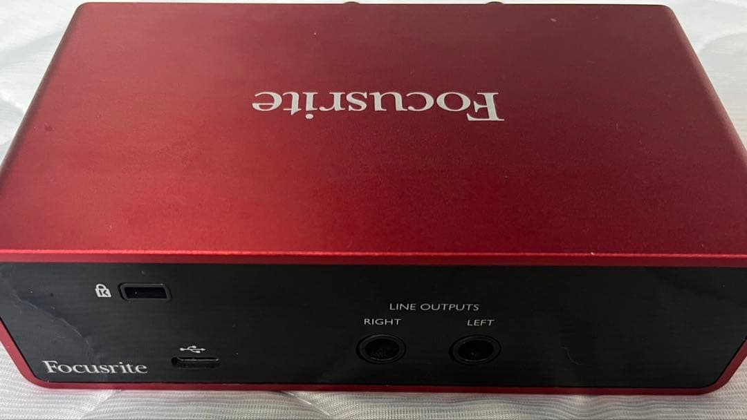 Focusrite ScarlettSolo Gen3オーディオインターフェイス