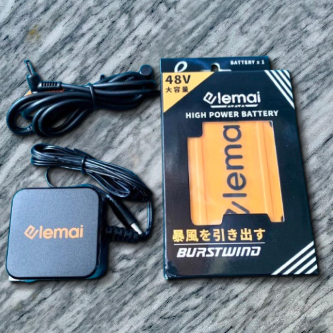 ◆ 新品未使用 展示品 elemai 48V高出力 ファンバッテリーセット