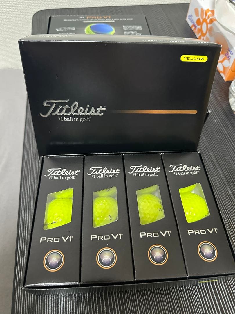 ジャック【新品】Titleist Pro V1 イエロー　3ダース