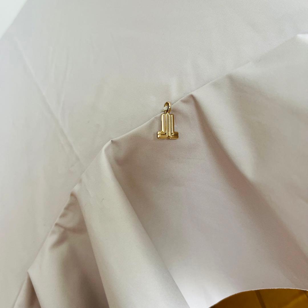 【新品同様✨】ランバン オン ブルー ラッフルフリル 折りたたみ傘 楽折り