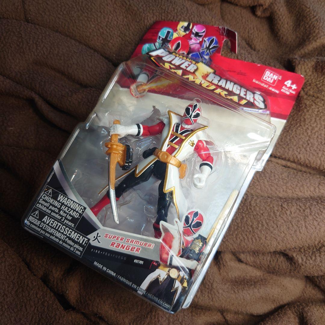 バンダイアメリカ★未使用品パワーレンジャーサムライフィギュア7体セット★送料無料