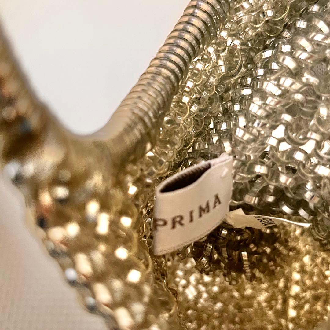 ANTEPRIMA アンテプリマ　袋付き　シルバー　ワイヤーバッグ　お花モチーフ