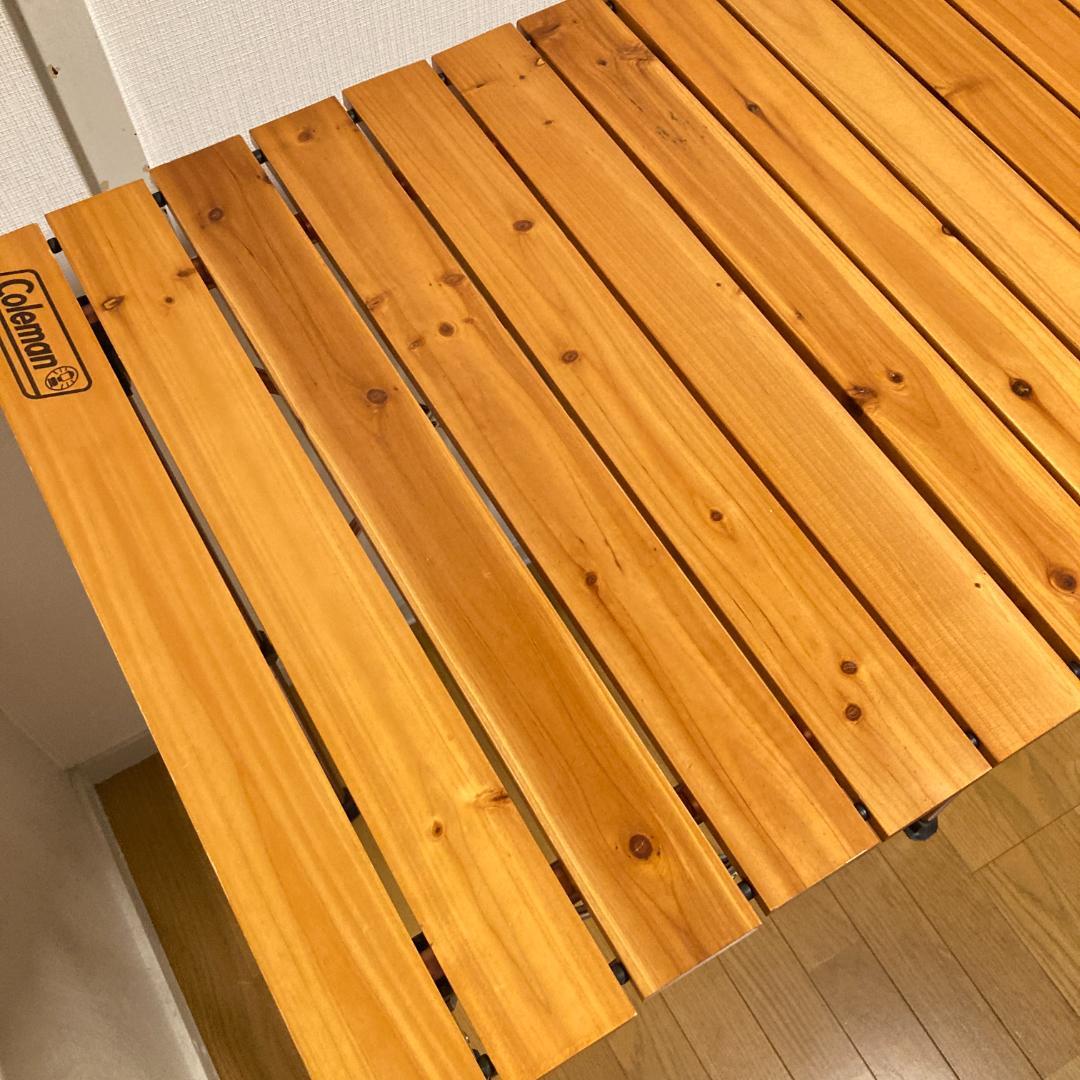 【希少モデル】Coleman / ナチュラルウッドカウンターテーブルクラシック