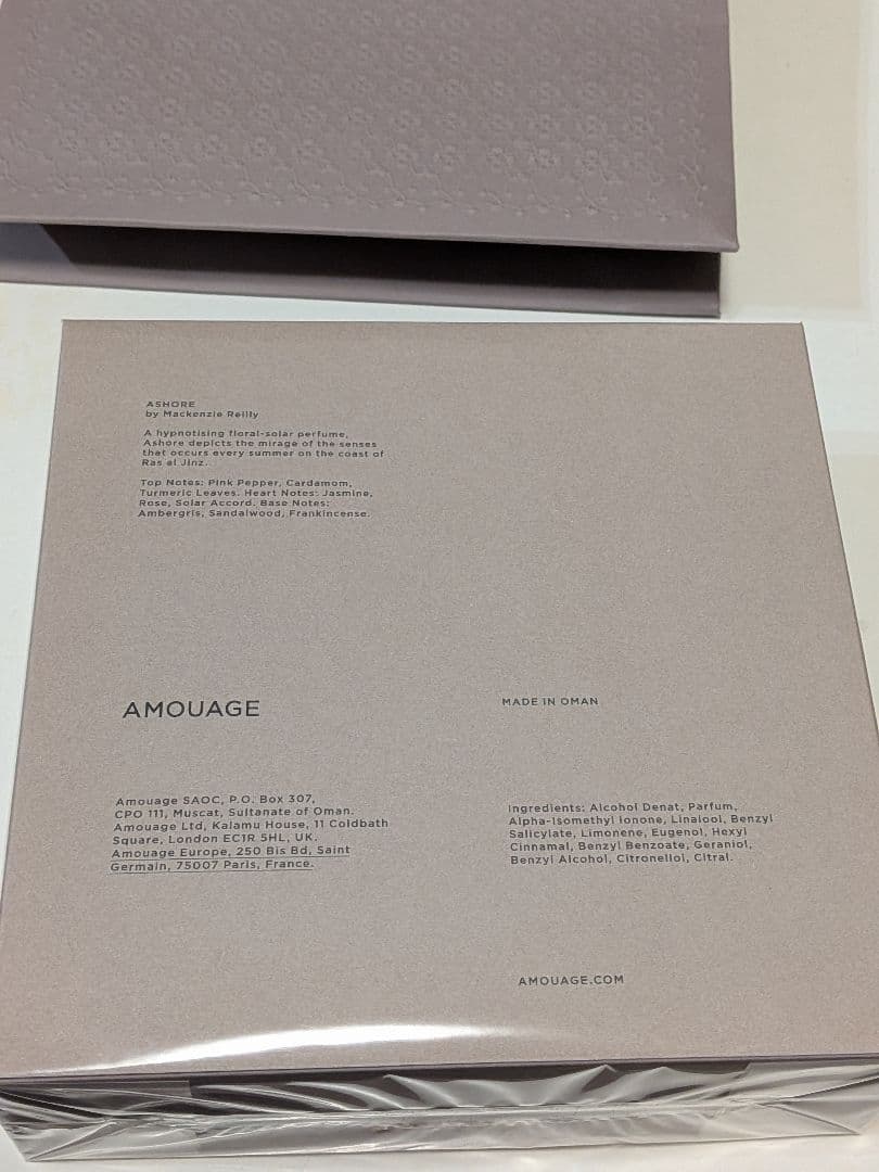 香水(女性用) AMOUAGE ASHORE Eau de Parfum 100ml