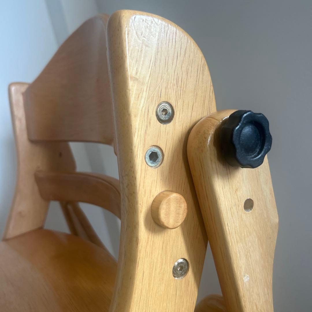 送料込！大和屋すくすくチェア　ハイチェア　消毒済