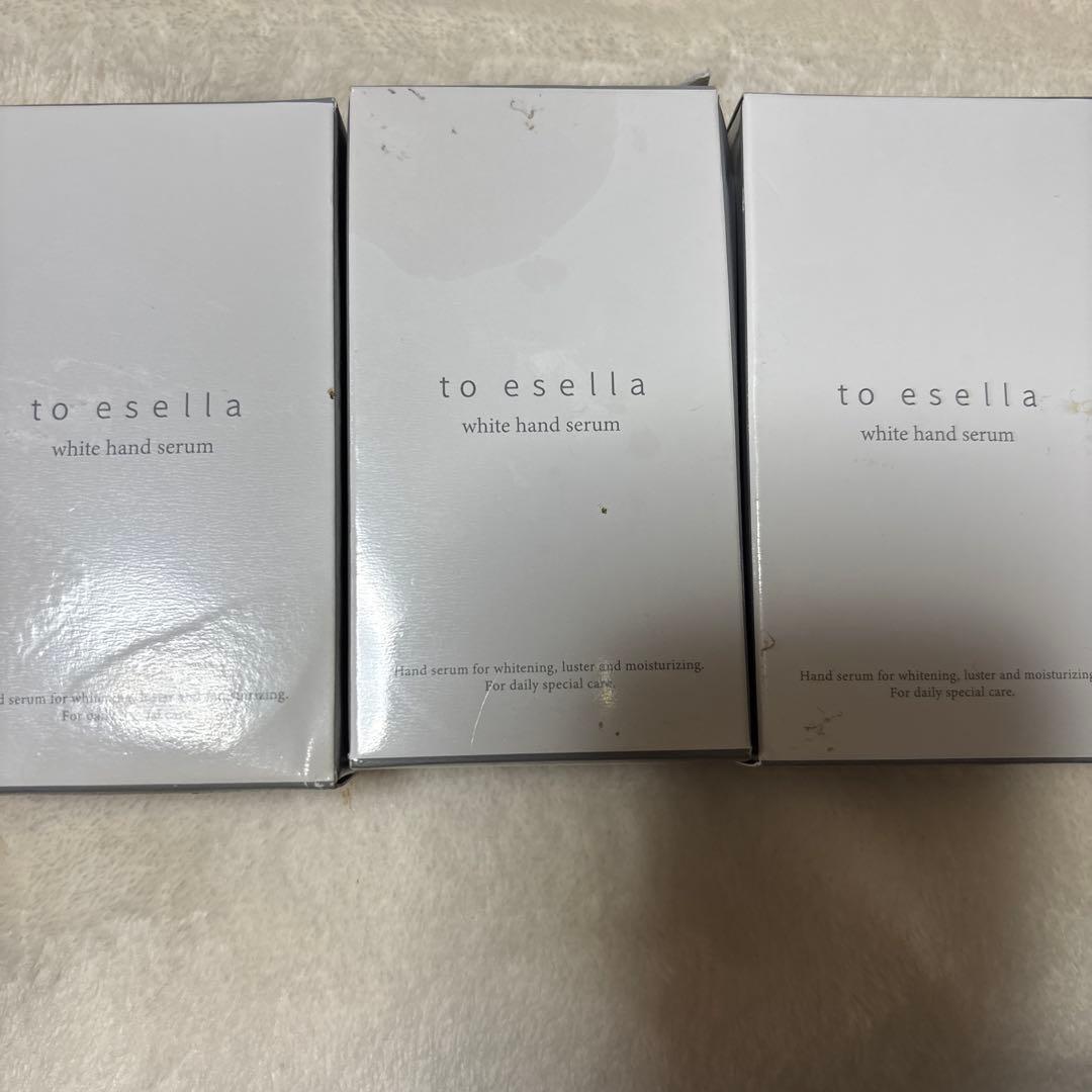 to esella ホワイトハンドセラム
