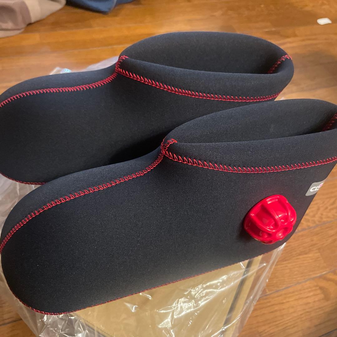 クロッツ　やわらか湯たんぽ　足用ショートタイプ　ブラック　S