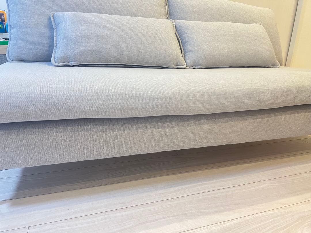 ニトリ　傷・汚れに強いファブリック 布張りソファ(MS01 NシールドAQ)