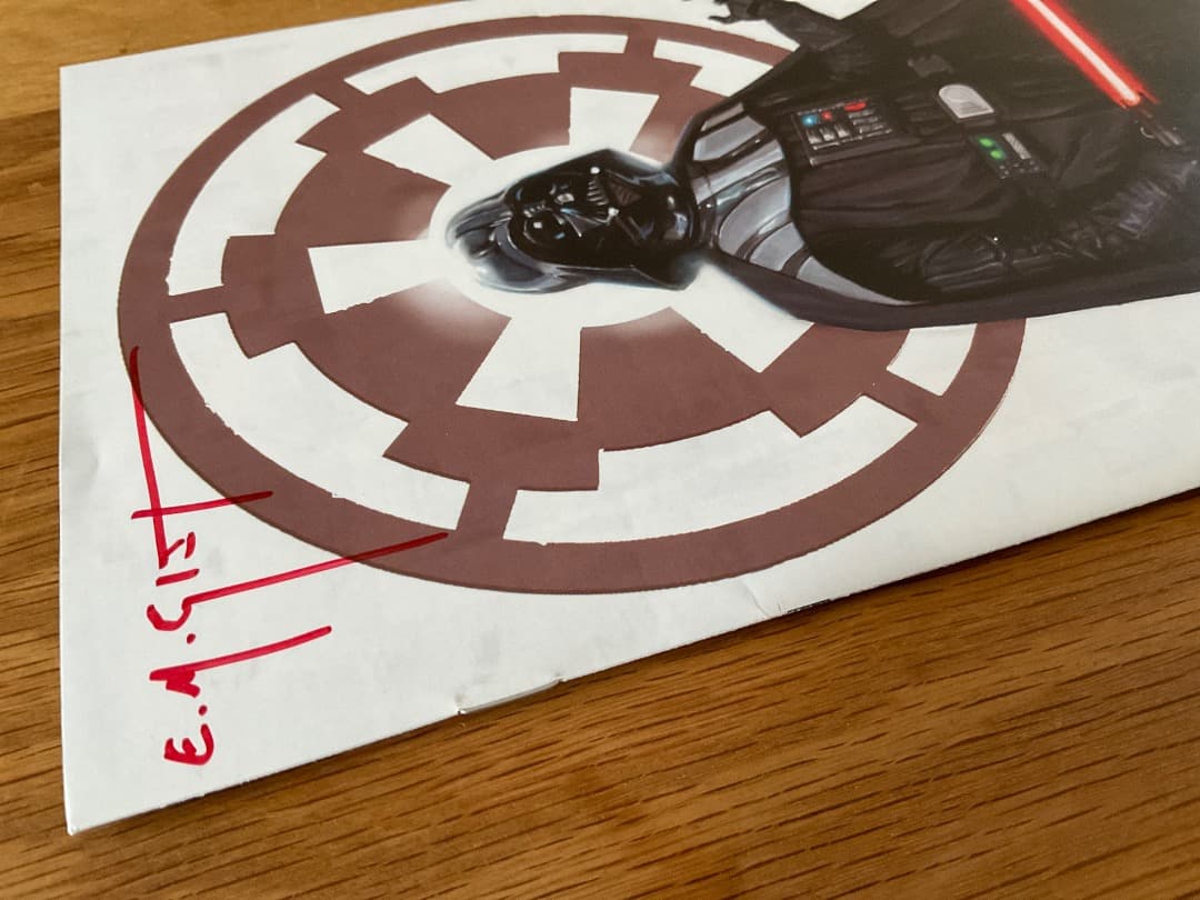 スター・ウォーズ #2 超レア表紙 アーティストサイン入り アメコミリーフ