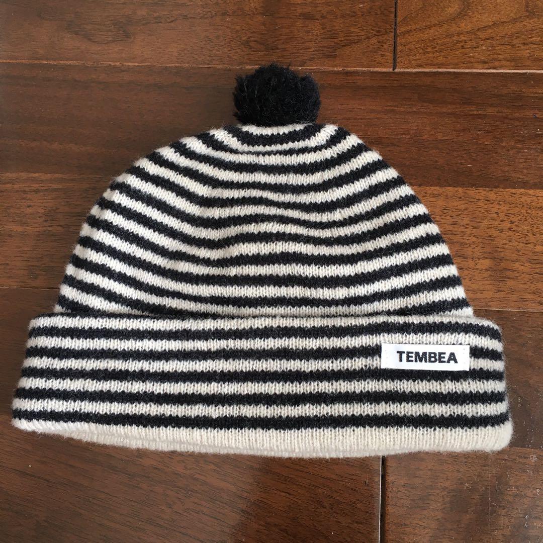 TEMBEA ニット帽　ポンポン付き
