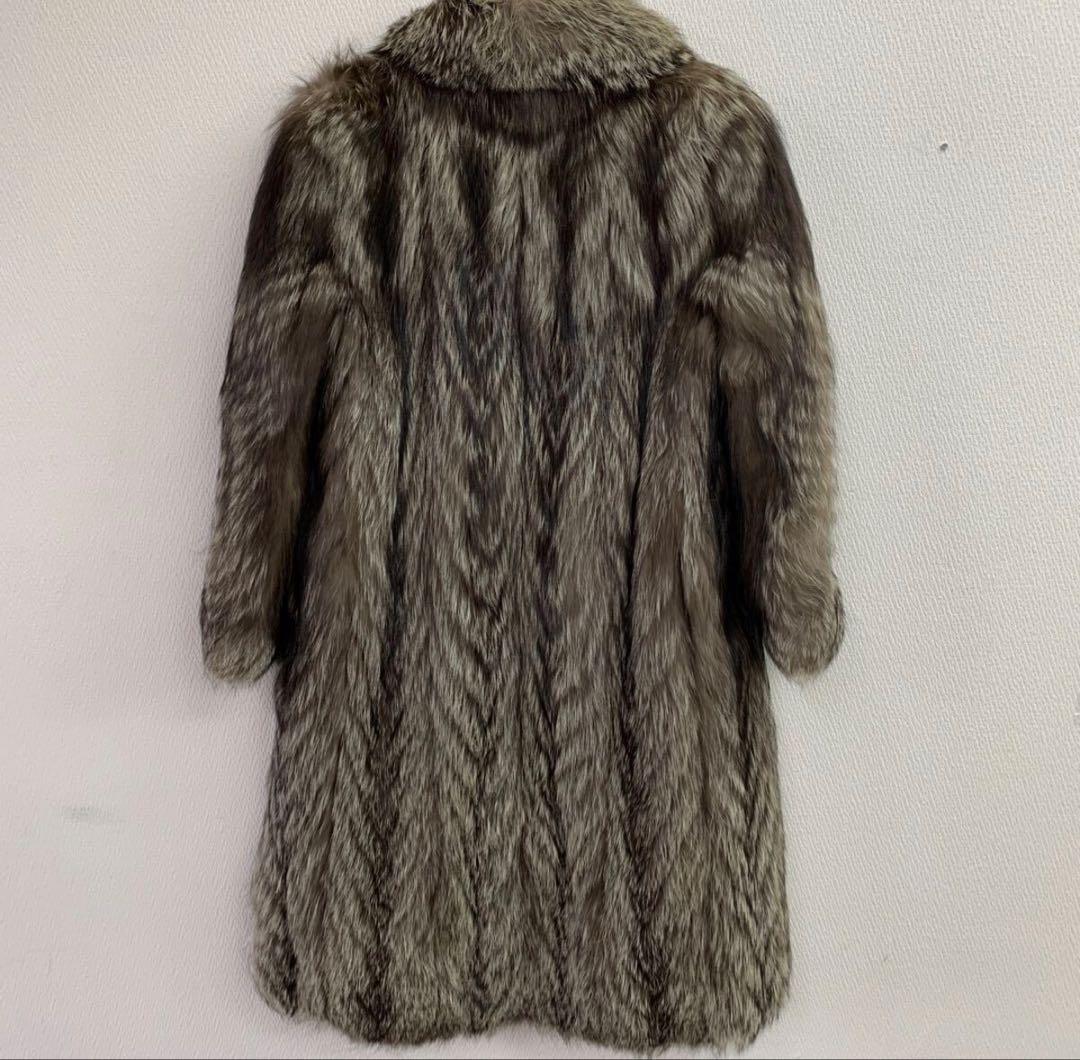DAIFUR RARE&毛皮 FOXシルバーフォックス ファーコート