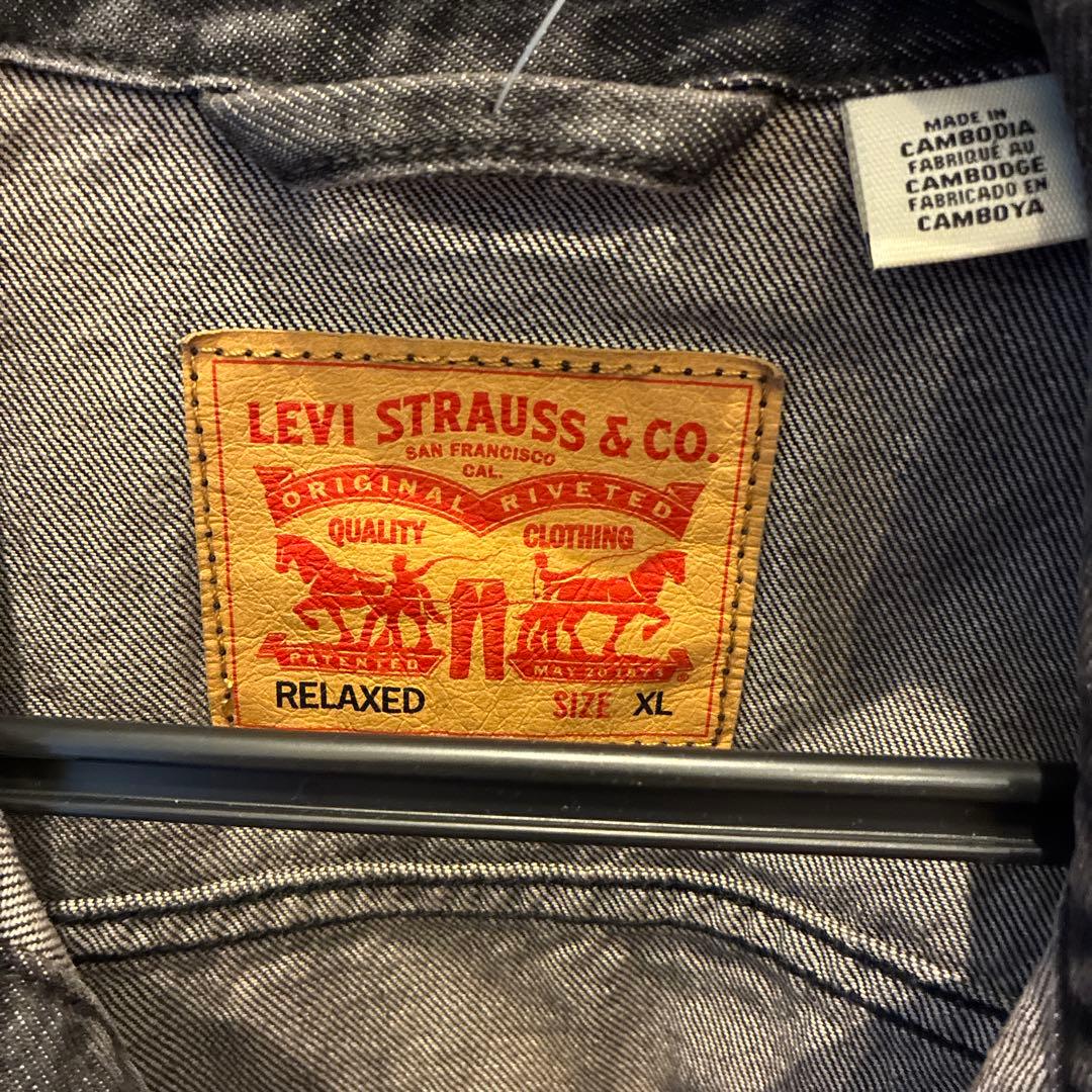 Levi Strauss & Co. ブラックデニムジャケット XL