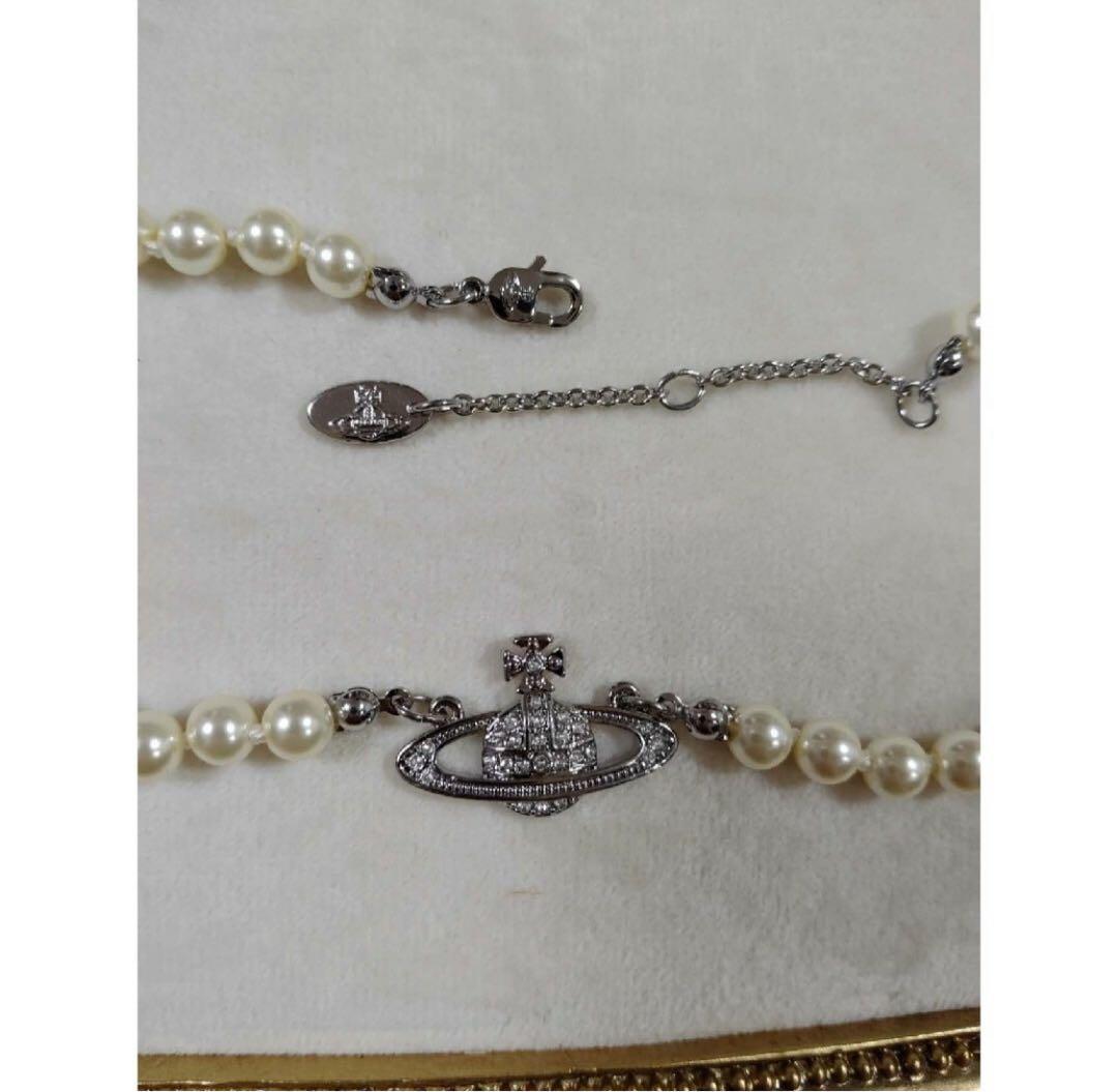 【美品】 Vivienne Westwood パールネックレス シルバー