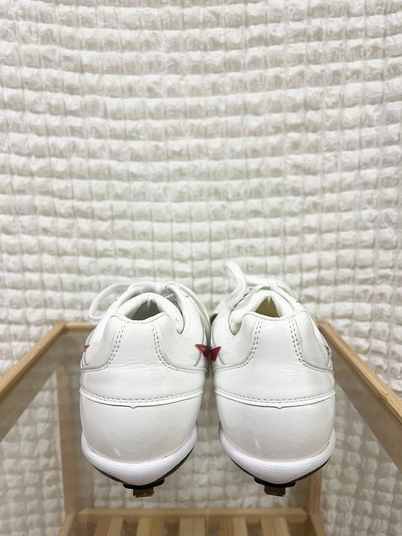 【新品オーダー品‼️】Mizuno スパイク　グローバルエリート　ホワイト/レッド