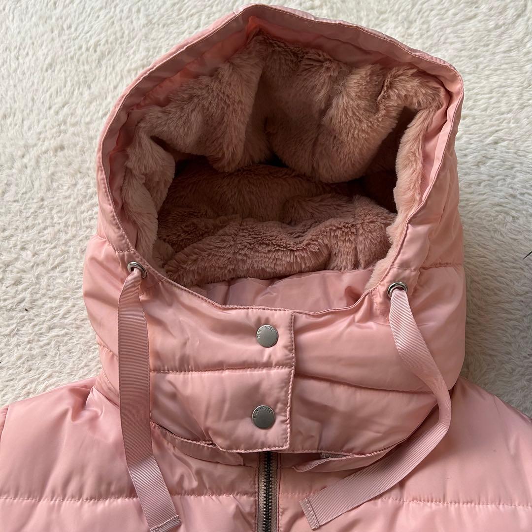 【極美品】ピンクハウス 現行 中綿ジャケット ブルゾン ロゴ フェイクファー