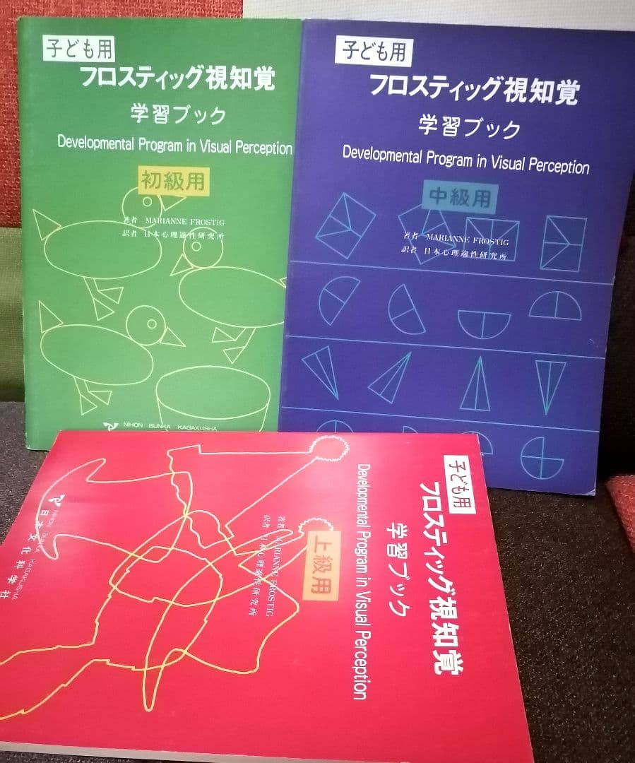 希少 フロスティッグ視知覚能力促進法 学習ブック 検査用紙 ビジョン TOSS