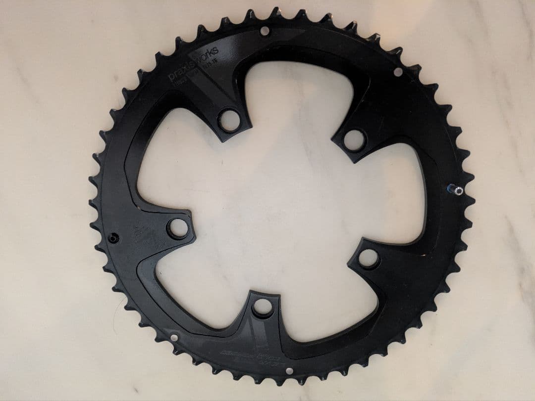 プラクシスワークス チェーンリング 50/34T BCD110 美品