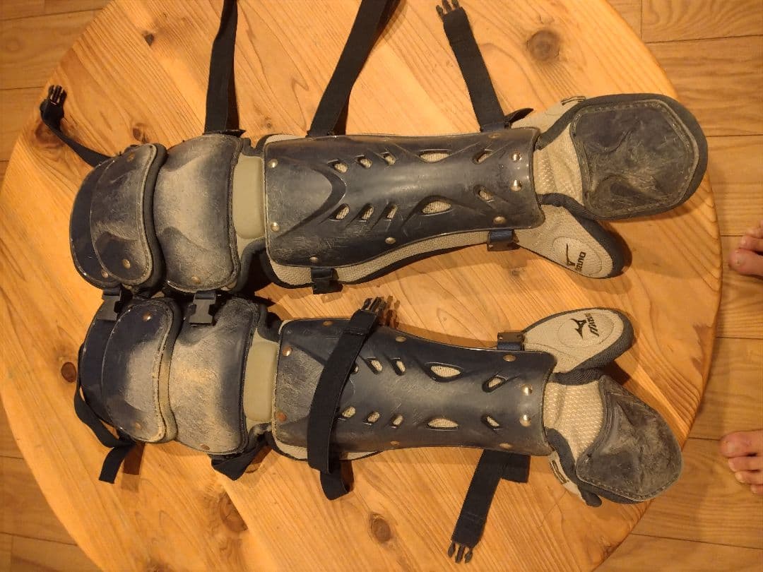 ミズノプロ　キャッチャー　レガース　プロテクター　軟式野球　一般