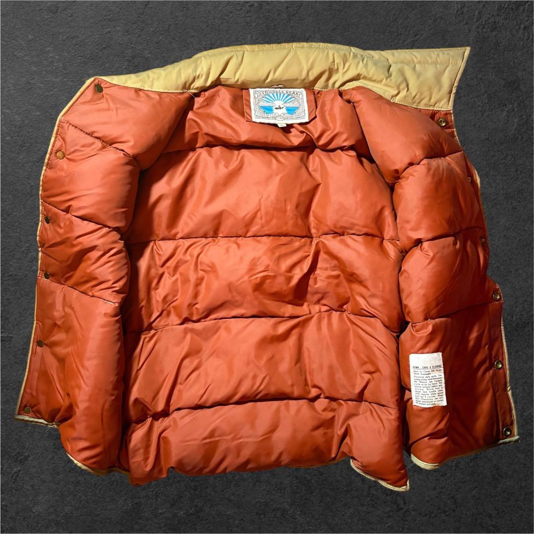 70s80WILLIAMBARRYダウンベストUSA製STRUGGLE GEAR