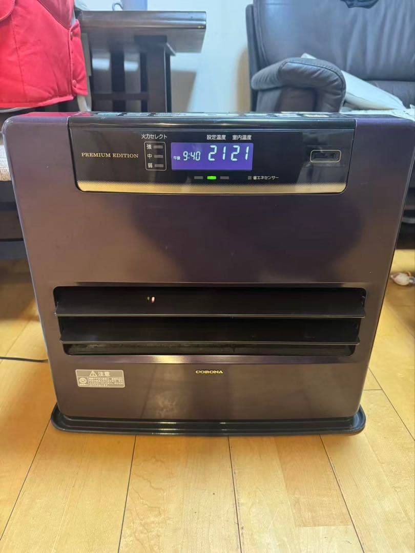 CORONA　石油ファンヒーター　リモコン付き　FH-WZ5717BY　暖房器具