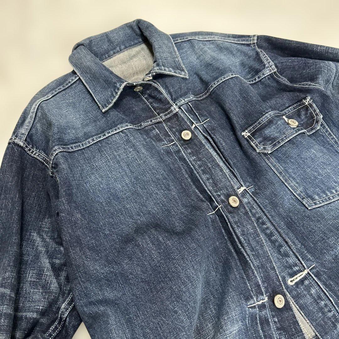 ジャーナルスタンダードラックス デニムジャケット　Gジャン　オールドデニム