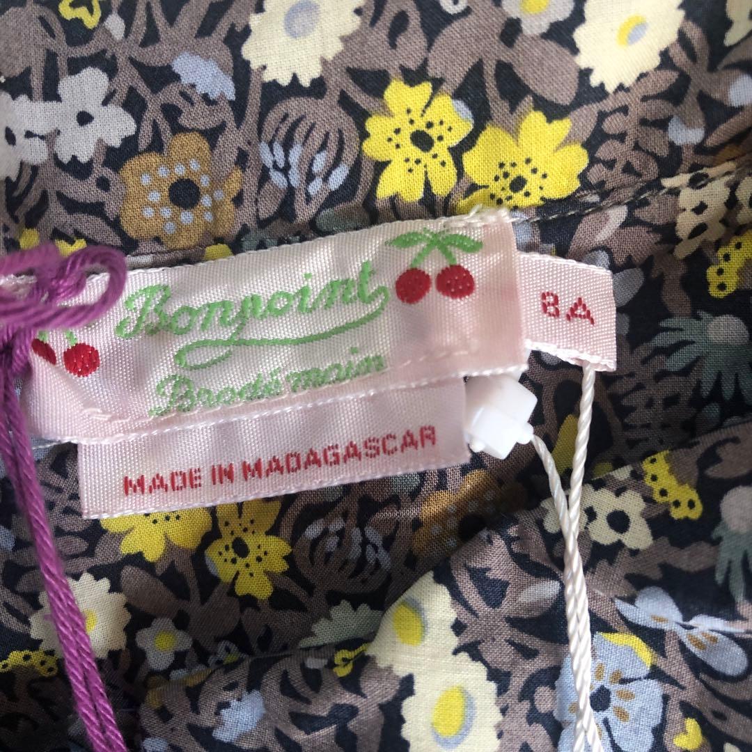 ⭐︎新品未使用⭐︎タグ付き　Bonpoint 花柄ブラウス 8A