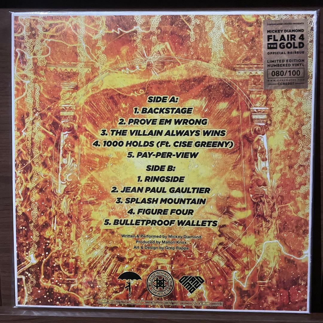 mickey diamond Flair 4 The Gold レコード　LP