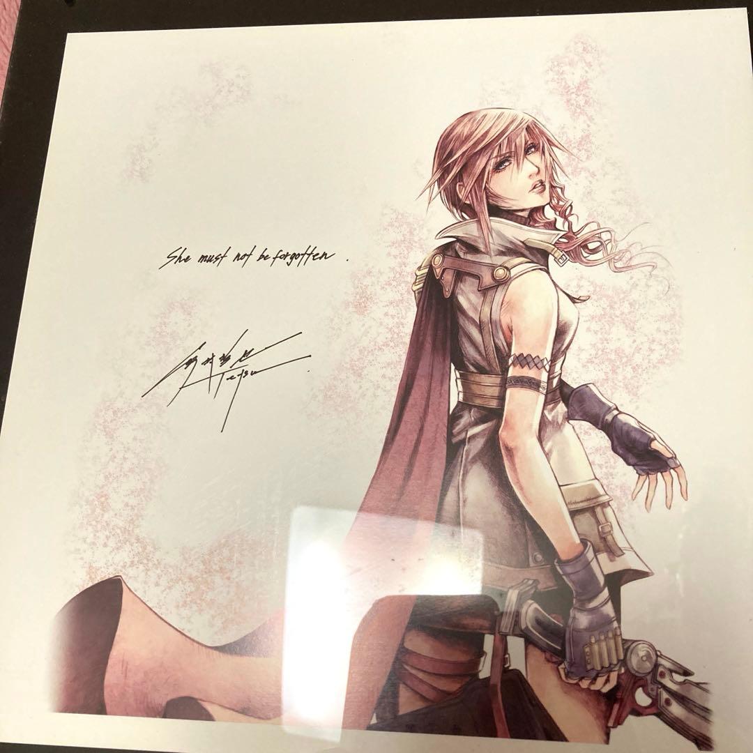 ライトニング オリジナルイラストプレートファイナルファンタジーXIII 野村哲也
