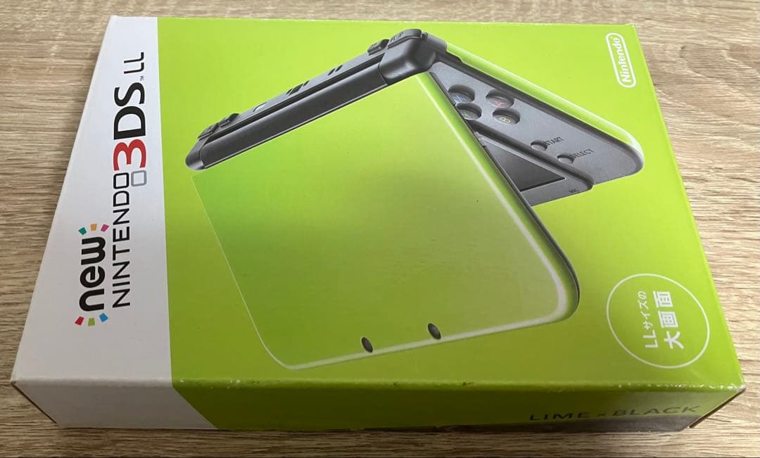 【美品】Newニンテンドー3DS LL ライム×ブラック