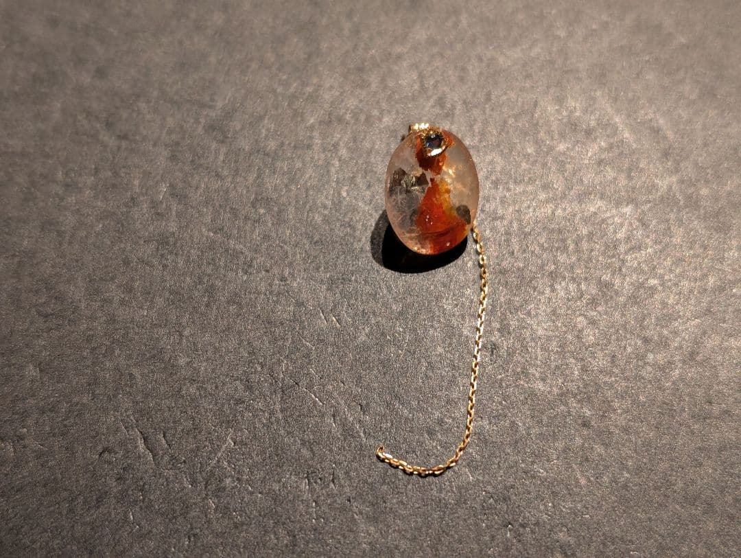 MONAKA Jewellery　モナカ　フラットピアス　錦鯉