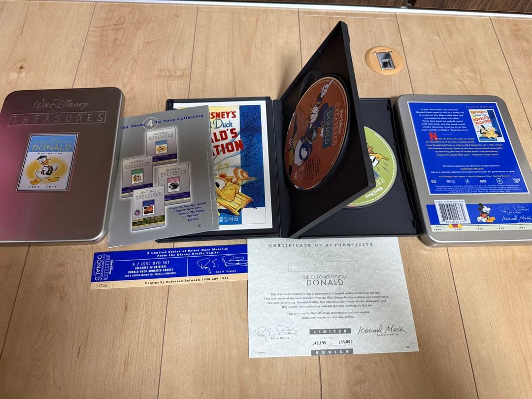 【海外版DVD】ドナルドダック・クロニクル 限定保存版　Vol.1～4