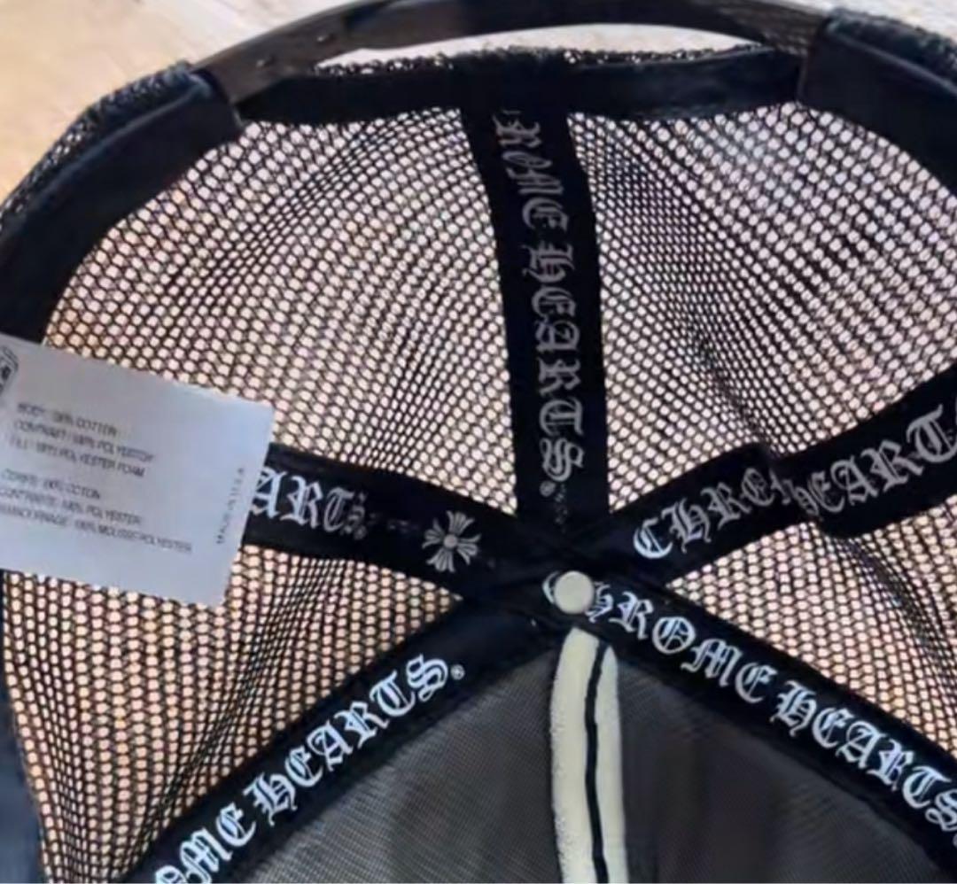 CHROME HEARTS メッシュキャップ ブラック/グレー