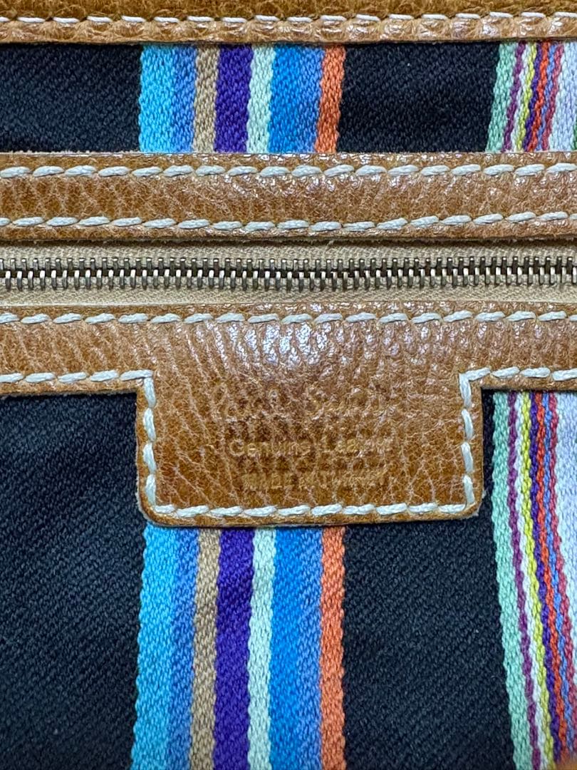 ◆Vntage◆Paul Smith◆メッセンジャーバッグ◆うす茶◆本革