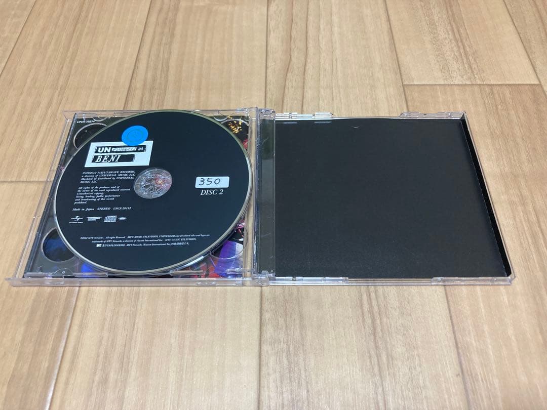 BENI MTV UNPLUGGED　DVD付き