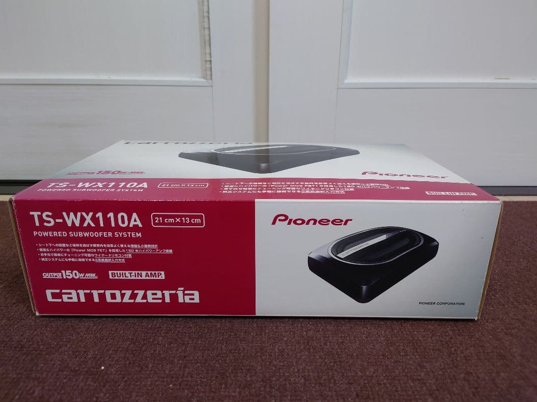 carrozzeria　Pioneer TS-WX110A サブウーファー　名機