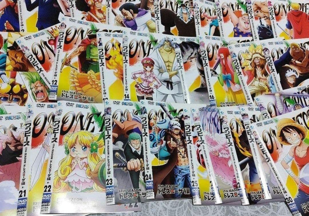 ワンピース　ドレスローザ編　DVD 全巻　30枚セット ルフィ　ロー